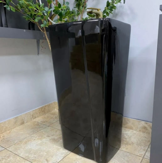 Умивальник (раковина) VBI VERESE BLACK GLOSSY підлоговий VBI-019006 - 3
