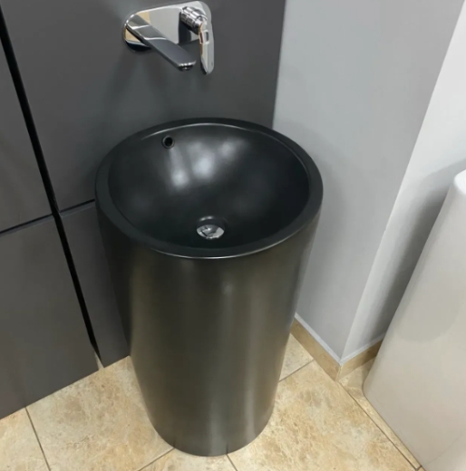 Умивальник (раковина) VBI MATERA BLACK MATT підлоговий VBI-019007 - 3