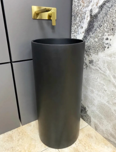 Умивальник (раковина) VBI CATANIA BLACK MATT підлоговий  VBI-019021 - 3