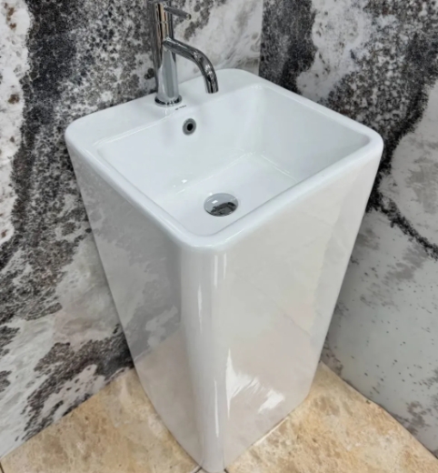 Умивальник (раковина) VBI CALIATO WHITE підлоговий VBI-019029 - 1