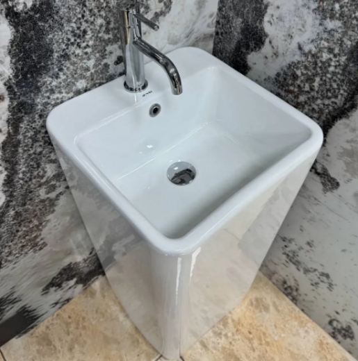 Умивальник (раковина) VBI CALIATO WHITE підлоговий VBI-019029 - 5