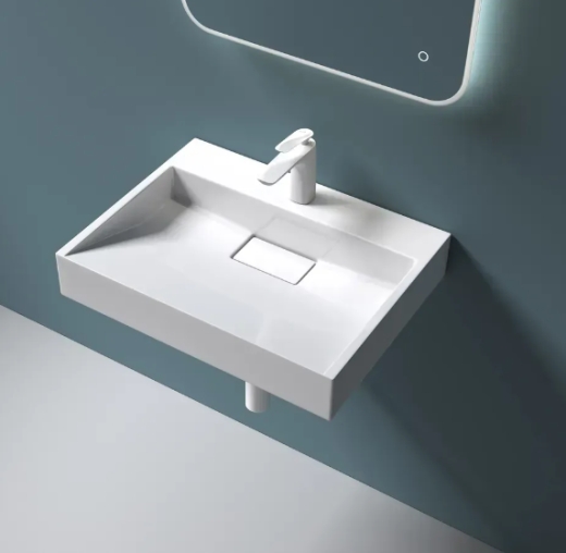 Умивальник (раковина) VBI ESTE 50 WHITE 1/O накладний підвісний VBI-019901 - 5