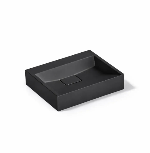 Умивальник (раковина) VBI ESTE 50 BLACK накладний підвісний VBI-019904 - 3
