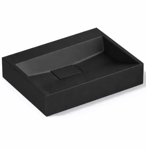 Умивальник (раковина) VBI ESTE 50 BLACK накладний підвісний VBI-019904 - 4