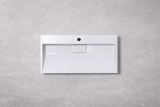 Умивальник раковина VBI ESTE 90 WHITE 1/O накладний підвісний VBI-019917 - 1