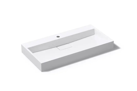 Умивальник раковина VBI ESTE 90 WHITE 1/O накладний підвісний VBI-019917 - 8