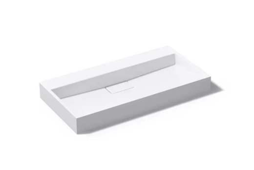 Умивальник раковина VBI ESTE 90 WHITE накладний підвісний VBI-019918 - 6