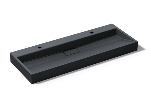Умивальник раковина VBI ESTE 120 BLACK 2/O накладний підвісний VBI-019930 - 8