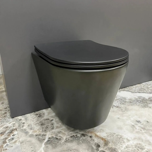 Підвісний унітаз VBI LEVANZO BLACK MATT VBI-020201 - 1