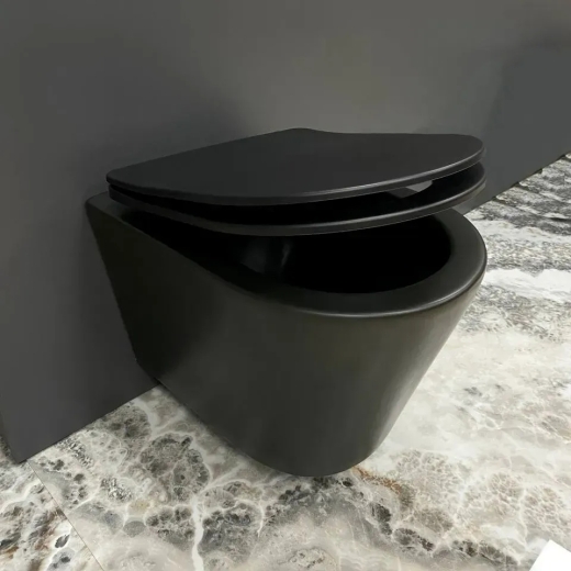 Підвісний унітаз VBI LEVANZO BLACK MATT VBI-020201 - 6