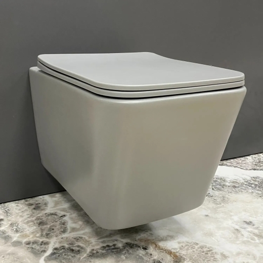 Підвісний унітаз VBI CAPRERA GREY MATT VBI-020303 - 1