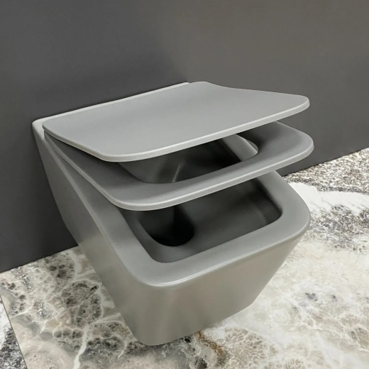 Підвісний унітаз VBI CAPRERA GREY MATT VBI-020303 - 3