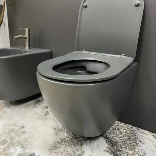 Підвісний унітаз VBI VULCANO GREY MATT VBI-020410 - 3