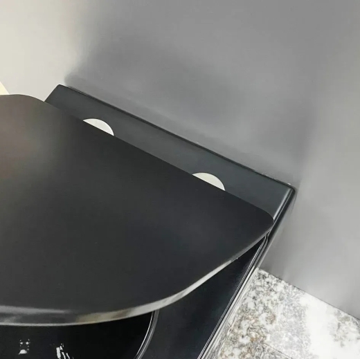 Підвісний унітаз VBI VULCANO BLACK GLOSSY VBI-020414 - 6