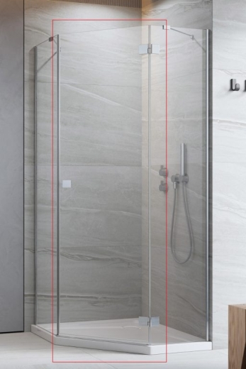 Душевая дверь Radaway Essenza 8 Chrome PTJ 623Rх2000 прозрачная (10490000-01-01R) - 1