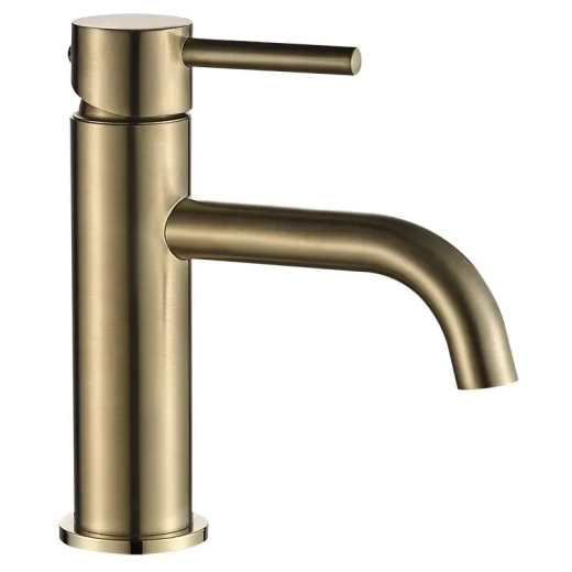 Змішувач для раковини VBI MILANO BRUSHED GOLD низький VBI-050100BG - 1