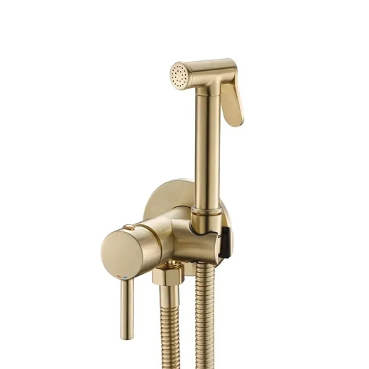 Набір гігієнічного душу VBI MILANO BRUSHED GOLD VBI-050105BG - 1