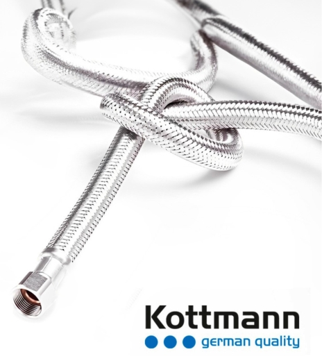 Шланг для воды Kottmann M10x1/2" длинный штуцер 0,3м (GS8030.449) - 2