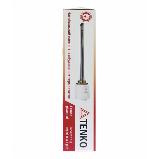 Тен Tenko RS 2,0 кВт, нарізь 1"1/4, прямий, з термостатом, нерж RS 83 C8,5/2,0 J230G1¼ (96306) - 4
