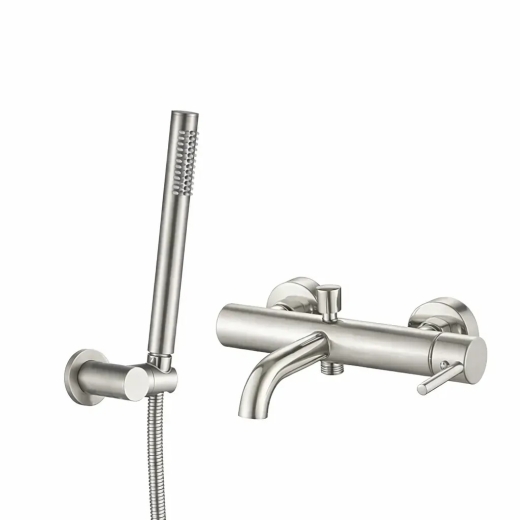 Смеситель для ванны и душа VBI MILANO NICKEL настенный VBI-050106NI - 1