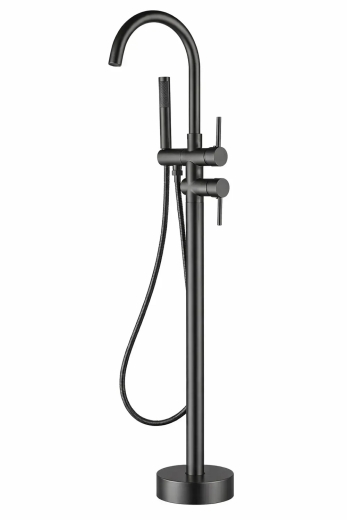 Смеситель для ванны VBI MILANO GRAPHITE напольный VBI-050108GR - 1