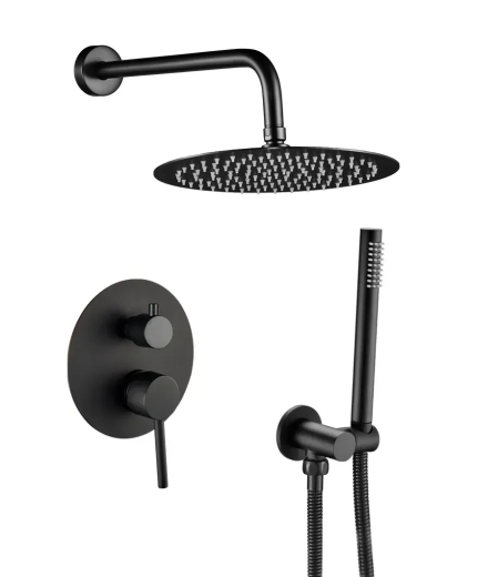 Душова система VBI MILANO BLACK прихованого монтажу VBI-050109BL - 1