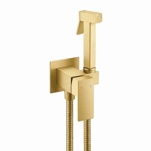Набір гігієнічного душу VBI LORENO BRUSHED GOLD VBI-050205BG - 1