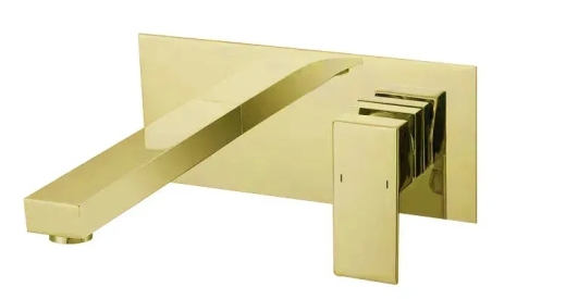 Змішувач для раковини VBI LORENO GOLD прихованого монтажу VBI-050212GL - 1