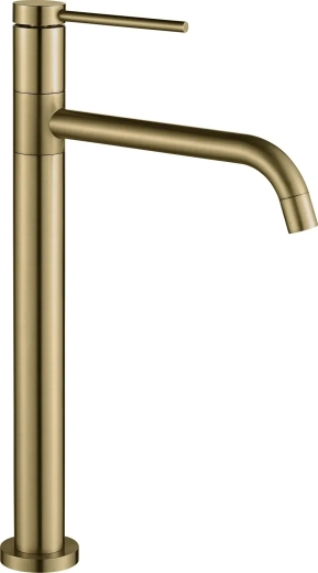 Змішувач для раковини VBI VELARO BRUSHED GOLD високий VBI-050301BG - 1