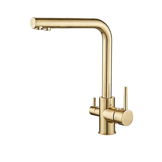 Смеситель для кухни VBI GEMINI GOLD на две воды VBI-055001GL - 1
