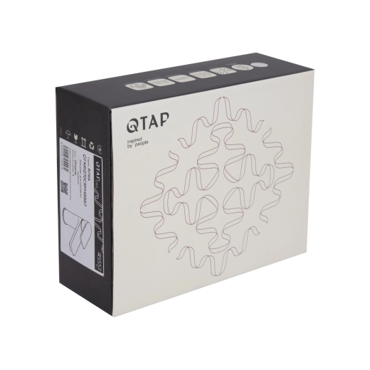 Смеситель для раковины низкий Qtap Aries, Chrome k35 (QTARI270CRM45557) - 7