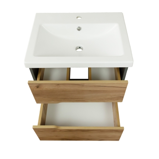 Тумба подвесная Vivia Loft Ш2 (Eko) под умывальник CERS-60 (А0059411) - 4