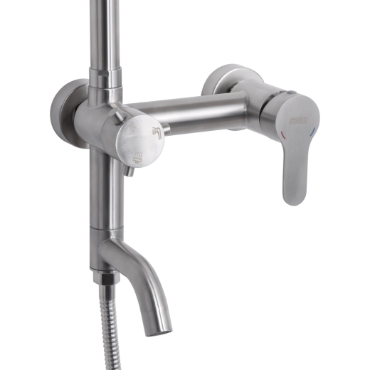 Душова система універсальна Brinex Pure 1030, Nickel k35 на три споживачі (BRIPUR1030NKL) - 3