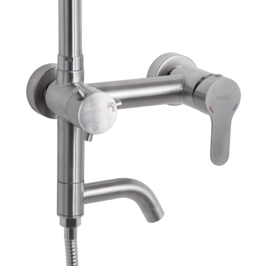 Душова система універсальна Brinex Pure 1030, Nickel k35 на три споживачі (BRIPUR1030NKL) - 4
