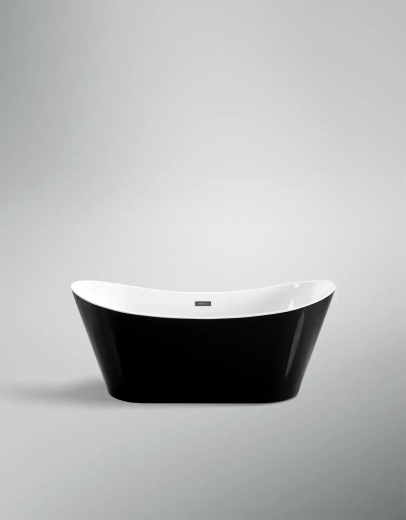 Ванна VBI MARMOLADA BLACK 170 x 75 отдельностоящая VBI-070317 - 1