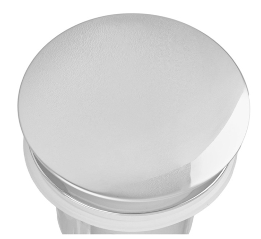 Донный клапан для раковины Zerix BV-01 1 1/4'' с переливом автоматический СLICK-СLACK хром (ZX6017) - 2