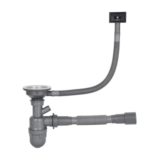 Мийка для кухні врізна Brinex 490-A, Satin 0,6 мм (BRIN490SAT06) - 7