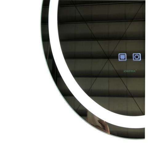 Зеркало Zerix Fusion MV01-50x70 с LED Touch, Anti-fog, димером, регулятором яркости (ZX6067) - 2