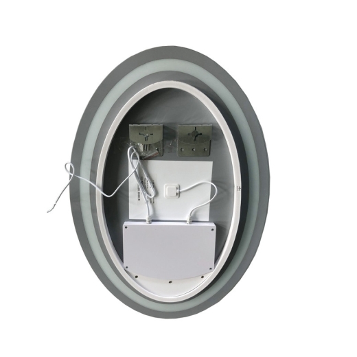 Зеркало Zerix Fusion MV01-50x70 с LED Touch, Anti-fog, димером, регулятором яркости (ZX6067) - 3
