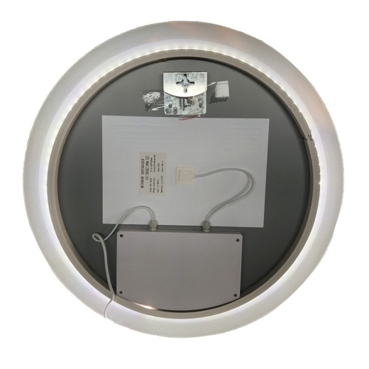 Зеркало Zerix Solo MC02-80 с LED Touch, Anti-fog, димером, регулятором яркости (ZX6066) - 3