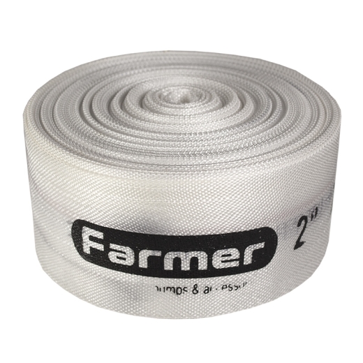 Шланг до дренажного насосу Farmer пожежний 2" (1бухта/30 м) 6 атм без фітинга, 2шт в уп (22382) - 2