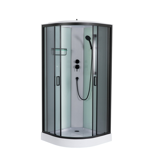 Душовий бокс Vivia Andi Black - HL 90х90х215 см мілкий піддон (А0058299) - 1