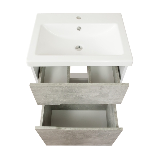 Тумба напольная Vivia Loft Ш2 Бетон под умывальник CERS - 60 (А0059412) - 4