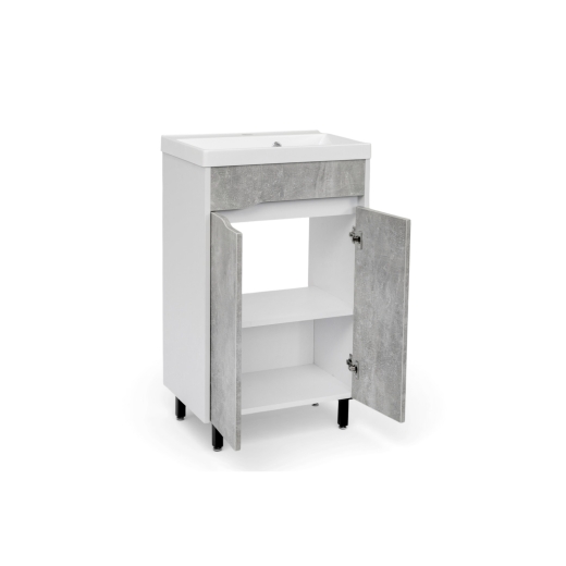 Тумба Vivia Loft Д2 (Бетон) к умывальнику Idea-50 (А0060501) - 6