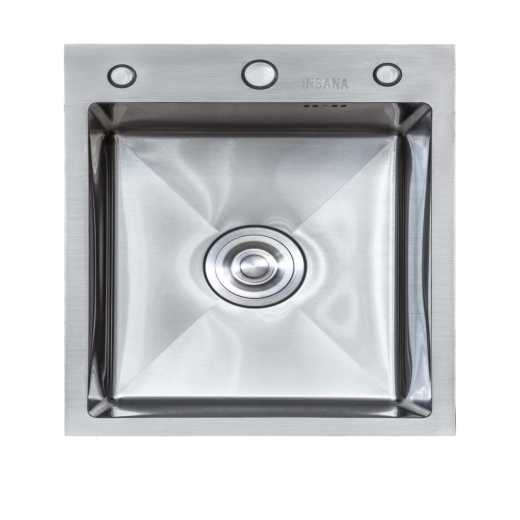 Мойка кухонная Insana LEIF IB 5050 из нержавеющей стали 50х50х22 satin (А0059856) - 1