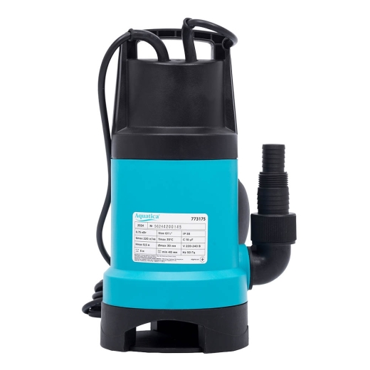 Насос дренажний садовий AQUATICA 0.75кВт Hmax 9.5м Qmax 220л/хв част. до 30мм (773175) - 5