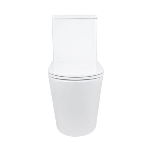 Унітаз моноблок підлоговий Mixxus BEVEL-0406-T1 690х360х790mm, система змиву TORNADO 1.0 (MI6729) - 3