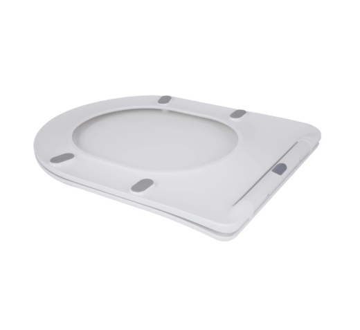 Унітаз моноблок підлоговий Mixxus BEVEL-0406-T1 690х360х790mm, система змиву TORNADO 1.0 (MI6729) - 9