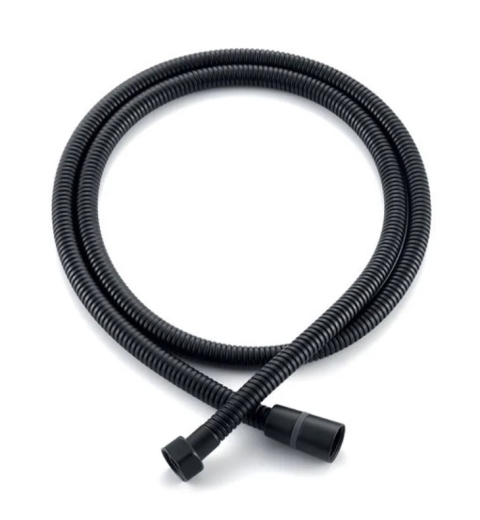 Шланг для душу KOER KB-0801 1500мм нержавіюча сталь, чорний (KR4804) - 1