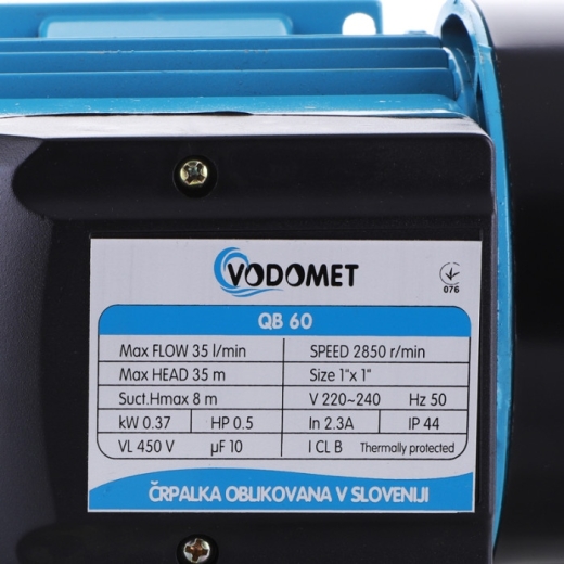 Насос поверхневий вихровий Vodomet QB60 (VO0021) - 3